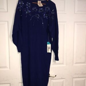 NWT Women’s Embellished Sweater Dress